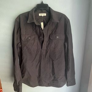 Madewell Shacket style, henly shirt